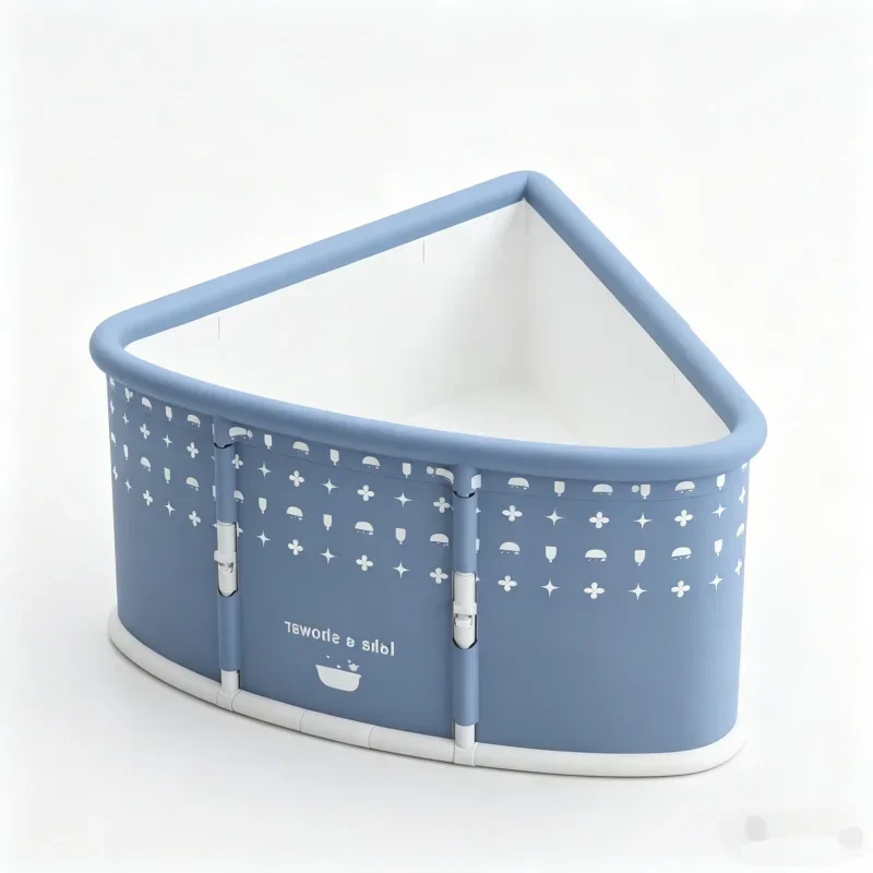 Cloud Grey Portable Foldable Bathtub for Adults - Quick One-Second Setup No Installation Needed Triangular Household Tub for Ki
Cloud Grey Portable Foldable Bathtub for Adults - Quick One-Second Setup No Installation Needed Triangular Household Tub for Ki