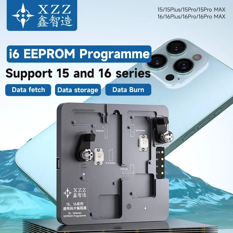 XINZHIZAO XZZ i6 EEPROM Programmer Support 15 16 Series Data Reading Saving Burning Non-Removal EEPROM IC Test Tools Set
XINZHIZAO XZZ i6 EEPROM Programmer Support 15 16 Series Data Reading Saving Burning Non-Removal EEPROM IC Test Tools Set