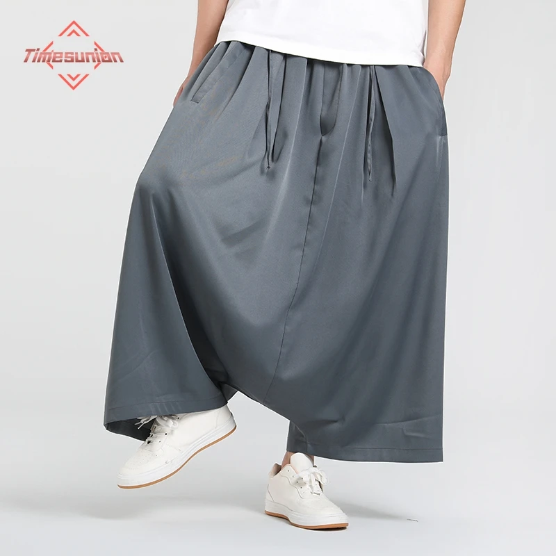 Japanese Hakama Harajuku Kimono Crossover Pants Casual Wide Pants Men Clothing Chinese Style Hanfu Tang Suit Men Clothing
Japanese Hakama Harajuku Kimono Crossover Pants Casual Wide Pants Men Clothing Chinese Style Hanfu Tang Suit Men Clothing