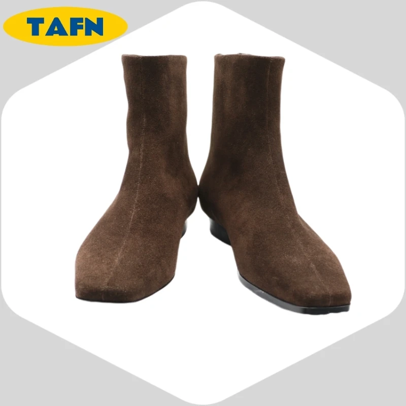 Non-Squeezing Feet Retro 25 Popular Advanced Texture Zipper Beautiful Exquisite Trendy All-Match Horse Leather A40107
Non-Squeezing Feet Retro 25 Popular Advanced Texture Zipper Beautiful Exquisite Trendy All-Match Horse Leather A40107