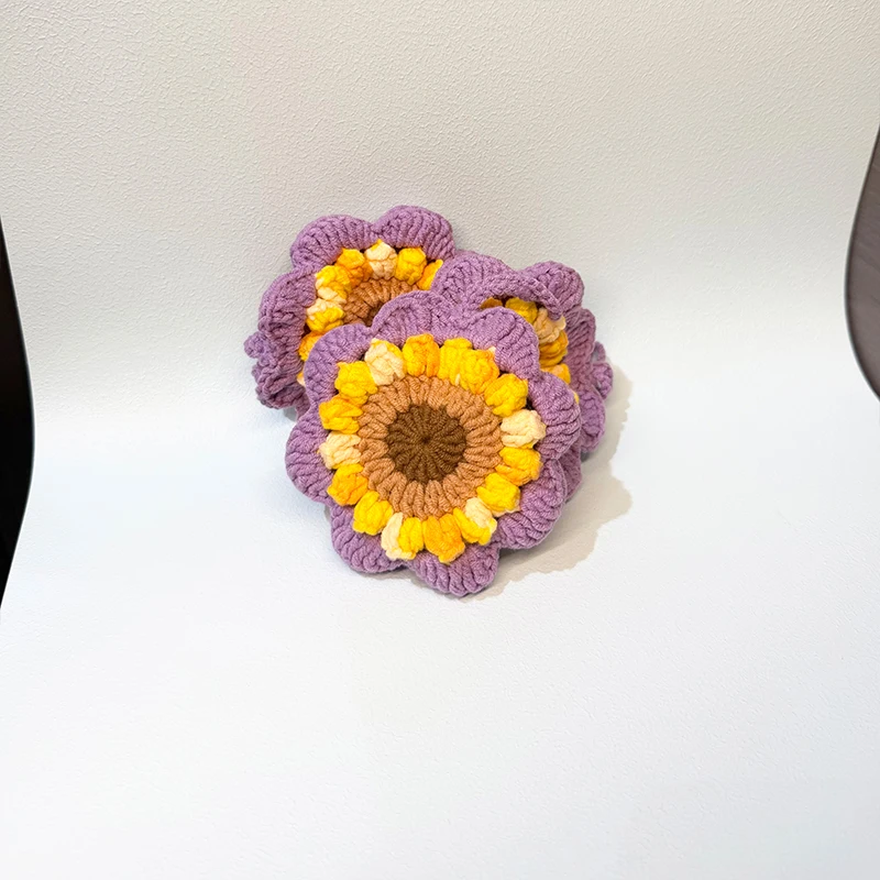 1pc 11cm New Sunflower Crochet Coin Purse Knitted Mini Drawstring Bag Creative Ladies Bag Key Ring Suitable For Key Storage
1pc 11cm New Sunflower Crochet Coin Purse Knitted Mini Drawstring Bag Creative Ladies Bag Key Ring Suitable For Key Storage