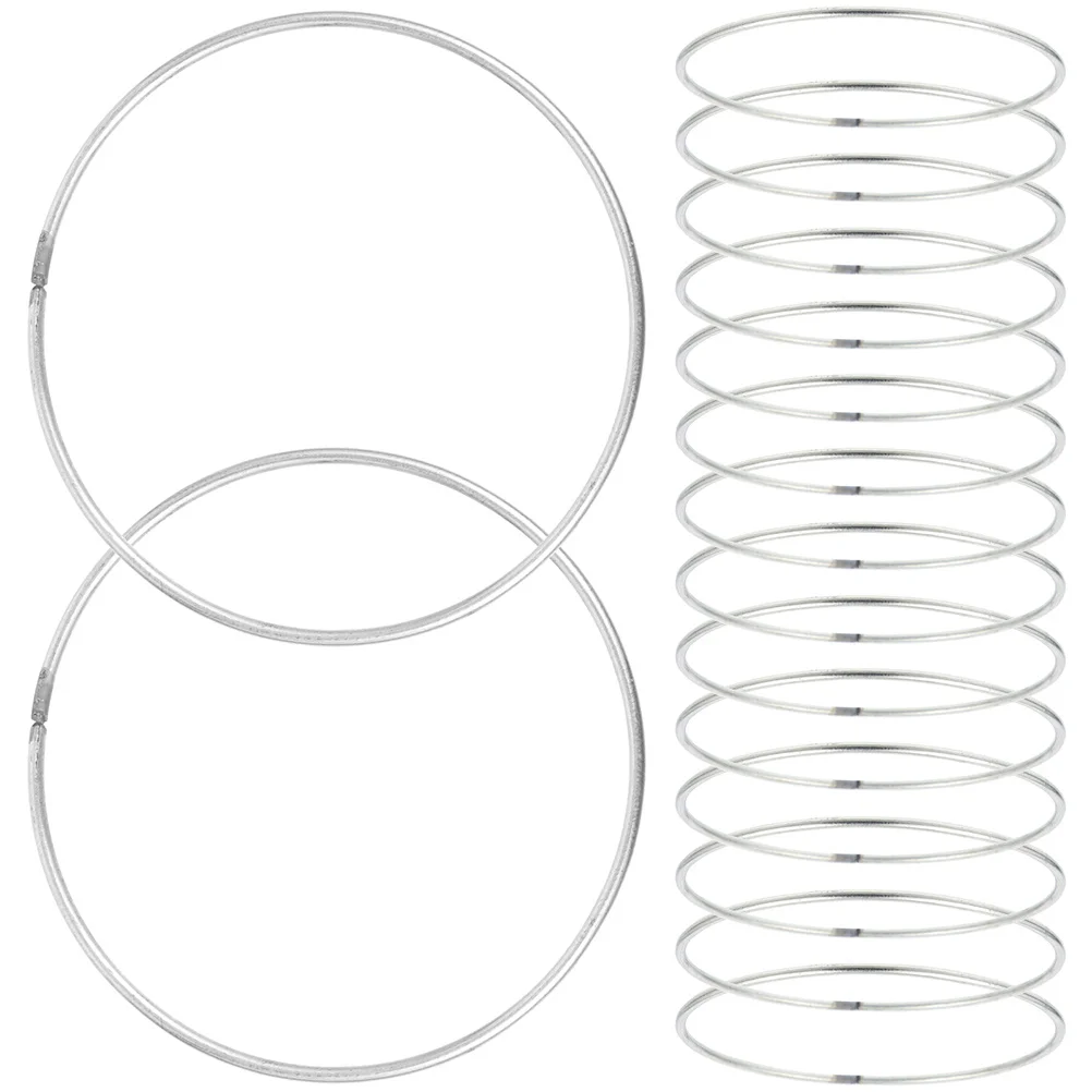 Metal Hoops Dream Catcher Material Rings Craft Supplies Silver Sturdy Smooth Decor DIY Handcrafts Wreath Macrame Wall Hangings
Metal Hoops Dream Catcher Material Rings Craft Supplies Silver Sturdy Smooth Decor DIY Handcrafts Wreath Macrame Wall Hangings