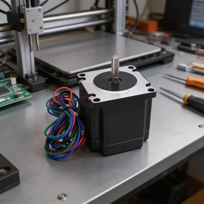 2 Phase 4 Wire Stepper Motor 57Mm Frame Size 1.8 Degree Step For DIY And Industrial Use F19E
2 Phase 4 Wire Stepper Motor 57Mm Frame Size 1.8 Degree Step For DIY And Industrial Use F19E