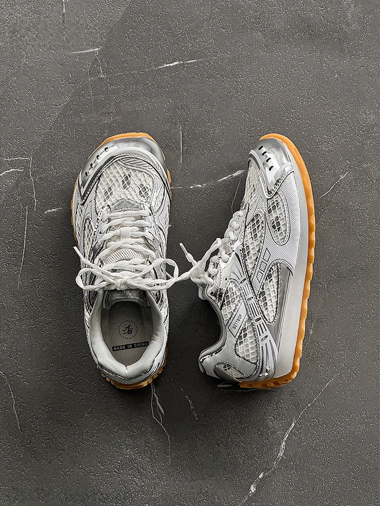 Silver Me Breathable Running oes Men Women Thi Bot Dad Sneakers Casual Sport Sle Low Cut Slip on round Toe Rubber ...
Silver Me Breathable Running oes Men Women Thi Bot Dad Sneakers Casual Sport Sle Low Cut Slip on round Toe Rubber ...