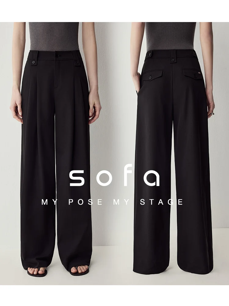 Long Pile Cotton Easy Care Micro Stretch Wide Leg Casual Pants Women's Slimming Concealing Versatile Double Button West Pants
Long Pile Cotton Easy Care Micro Stretch Wide Leg Casual Pants Women's Slimming Concealing Versatile Double Button West Pants