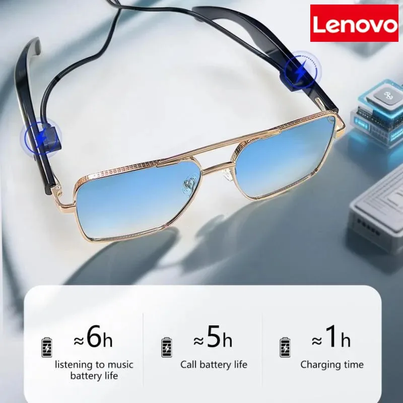 Lenovo AI Smart Glasses New Fashion Smart Glasses Earphone 2 In 1 Wireless Blue Tooth HD Call Remote Control Photography
Lenovo AI Smart Glasses New Fashion Smart Glasses Earphone 2 In 1 Wireless Blue Tooth HD Call Remote Control Photography