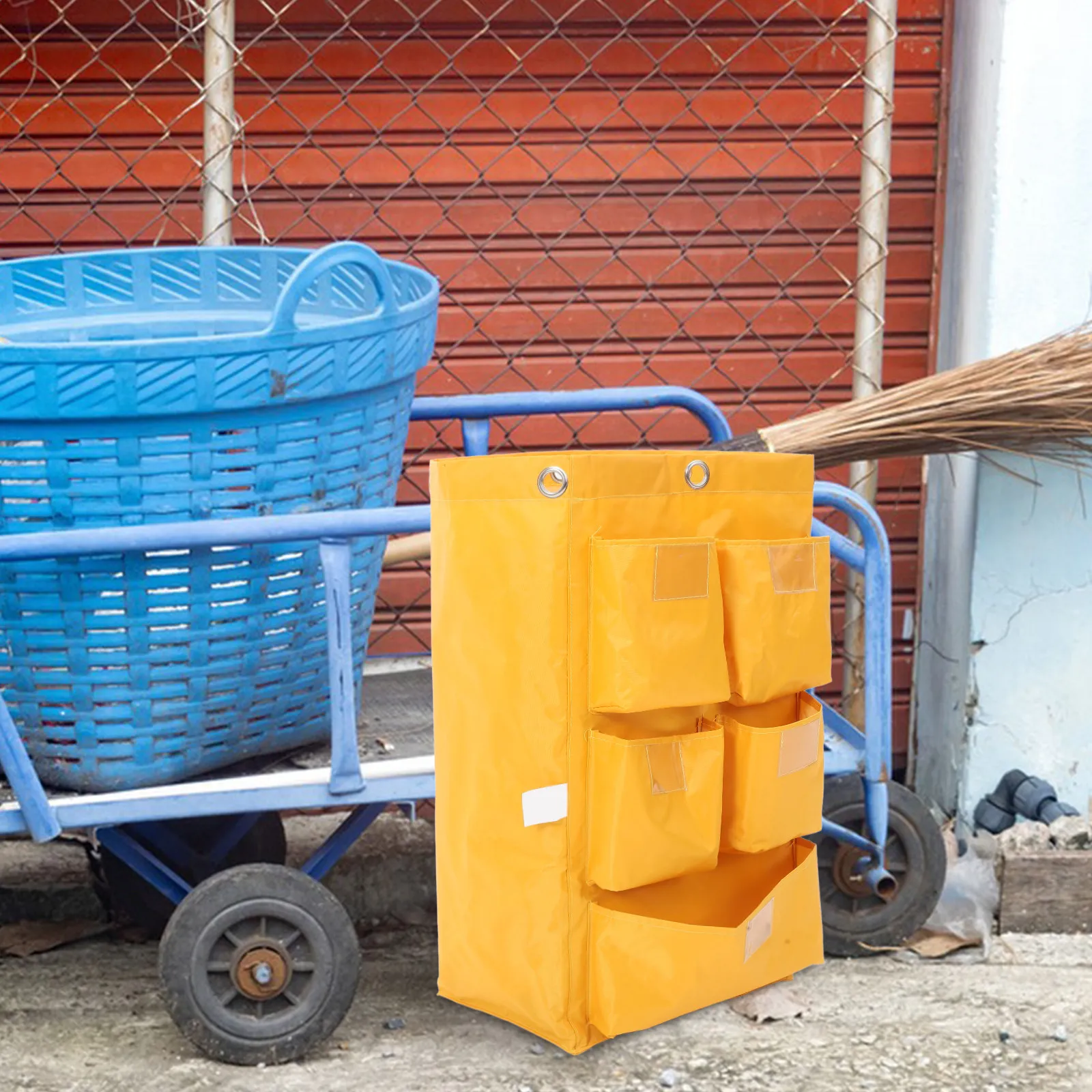 Janitorial Cleaning Cart Bag Heavy Duty Fabric Spacious Housekeeping Replacement Cleaning Supply Trash Collecting Bag
Janitorial Cleaning Cart Bag Heavy Duty Fabric Spacious Housekeeping Replacement Cleaning Supply Trash Collecting Bag
