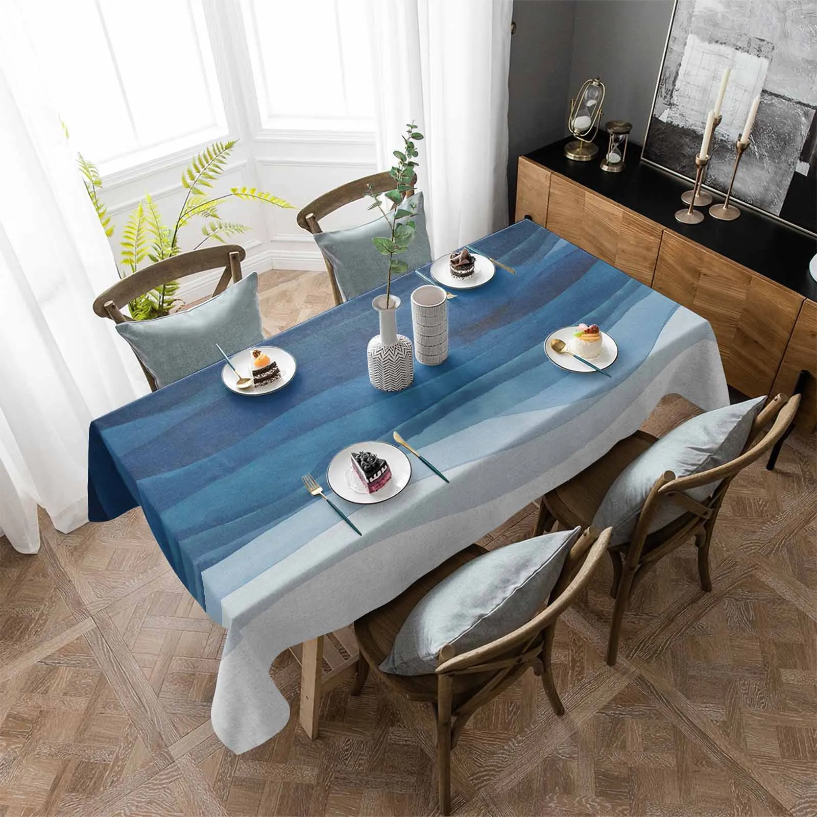 Abstract Ocean Waves Gradient Table Cloth Waterproof Dining Tablecloth for Kitchen Decorative Coffee Cuisine Party Table Cover
Abstract Ocean Waves Gradient Table Cloth Waterproof Dining Tablecloth for Kitchen Decorative Coffee Cuisine Party Table Cover