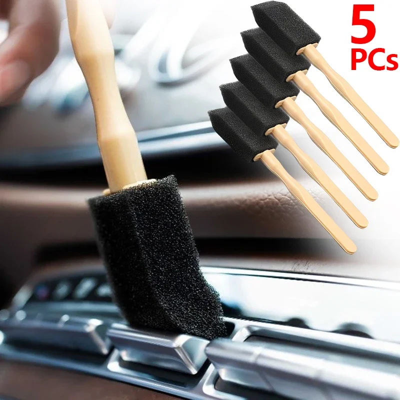 5PCs Car Air Outlet Sponge Brushes Car Detailing Brush Air Conditioner Soft Sponge Head Car Cleaning Brush Interior Accessories
5PCs Car Air Outlet Sponge Brushes Car Detailing Brush Air Conditioner Soft Sponge Head Car Cleaning Brush Interior Accessories