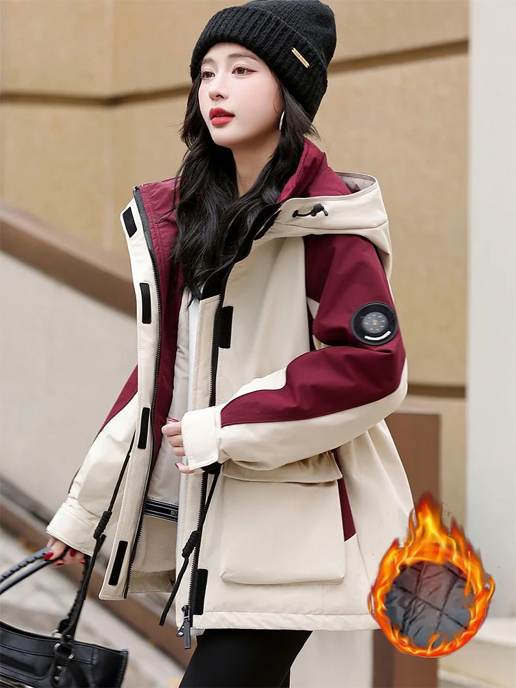 Стильная утепленная хлопковая куртка для осени и зимы, женская модная парка, повседневная теплая куртка с капюшоном, корейский стиль, на молнии
Стильная утепленная хлопковая куртка для осени и зимы, женская модная парка, повседневная теплая куртка с капюшоном, корейский стиль, на молнии