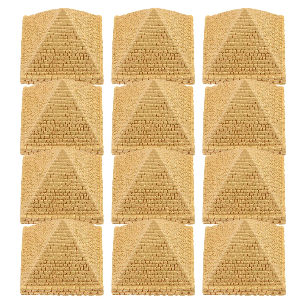 12 Pcs Pyramid Model Realistic Egyptian Decor Mini Statue Desktop naments Fine Material Ancient Project Resin Trinkets
12 Pcs Pyramid Model Realistic Egyptian Decor Mini Statue Desktop naments Fine Material Ancient Project Resin Trinkets