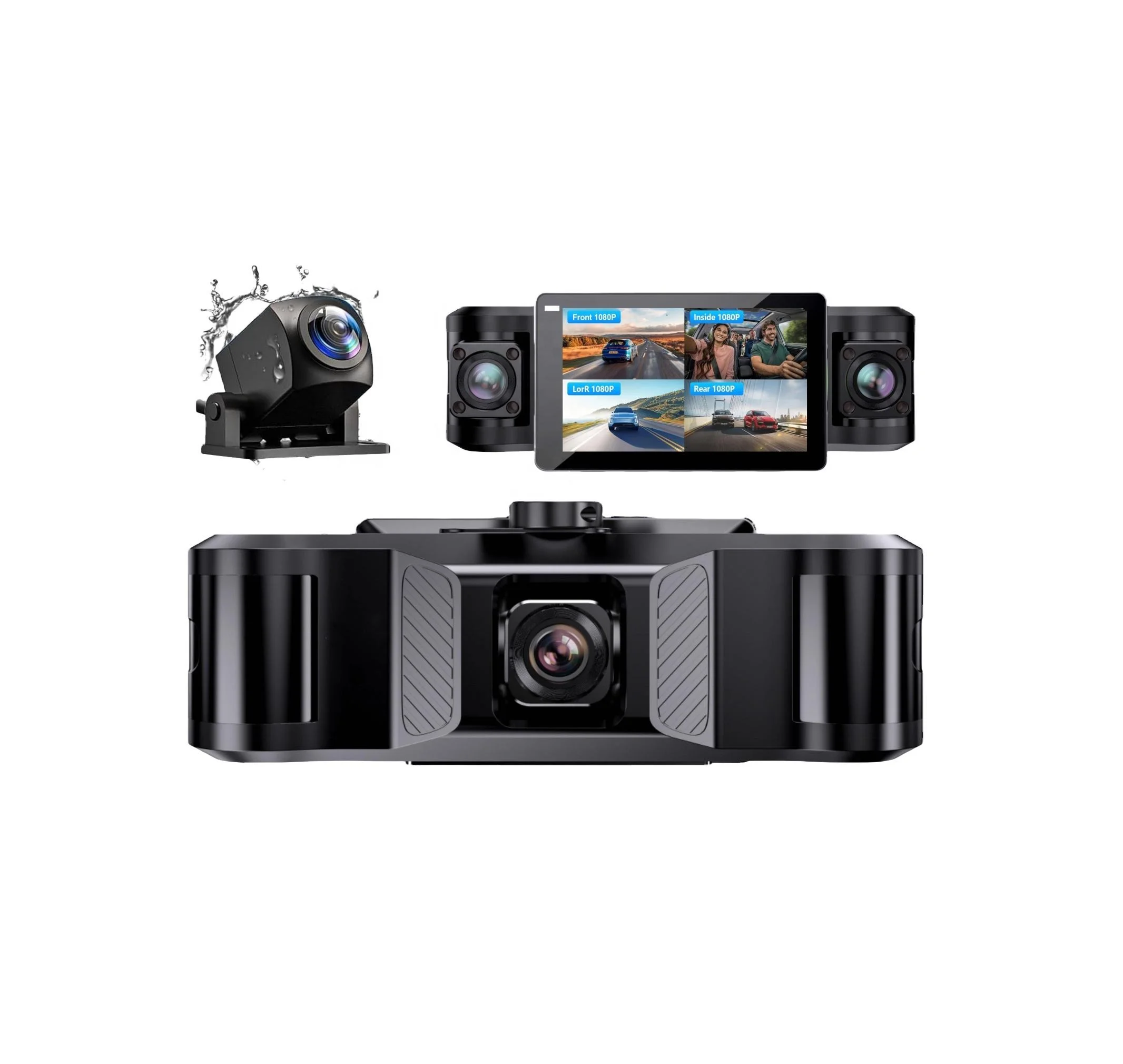 2026 Hotsale 4 Lens Front 2K UHD Rear 720P Left 720P Right 720P WIFI Car Dashcam Night Vision Car Black Box Video Recorder 360°
2026 Hotsale 4 Lens Front 2K UHD Rear 720P Left 720P Right 720P WIFI Car Dashcam Night Vision Car Black Box Video Recorder 360°