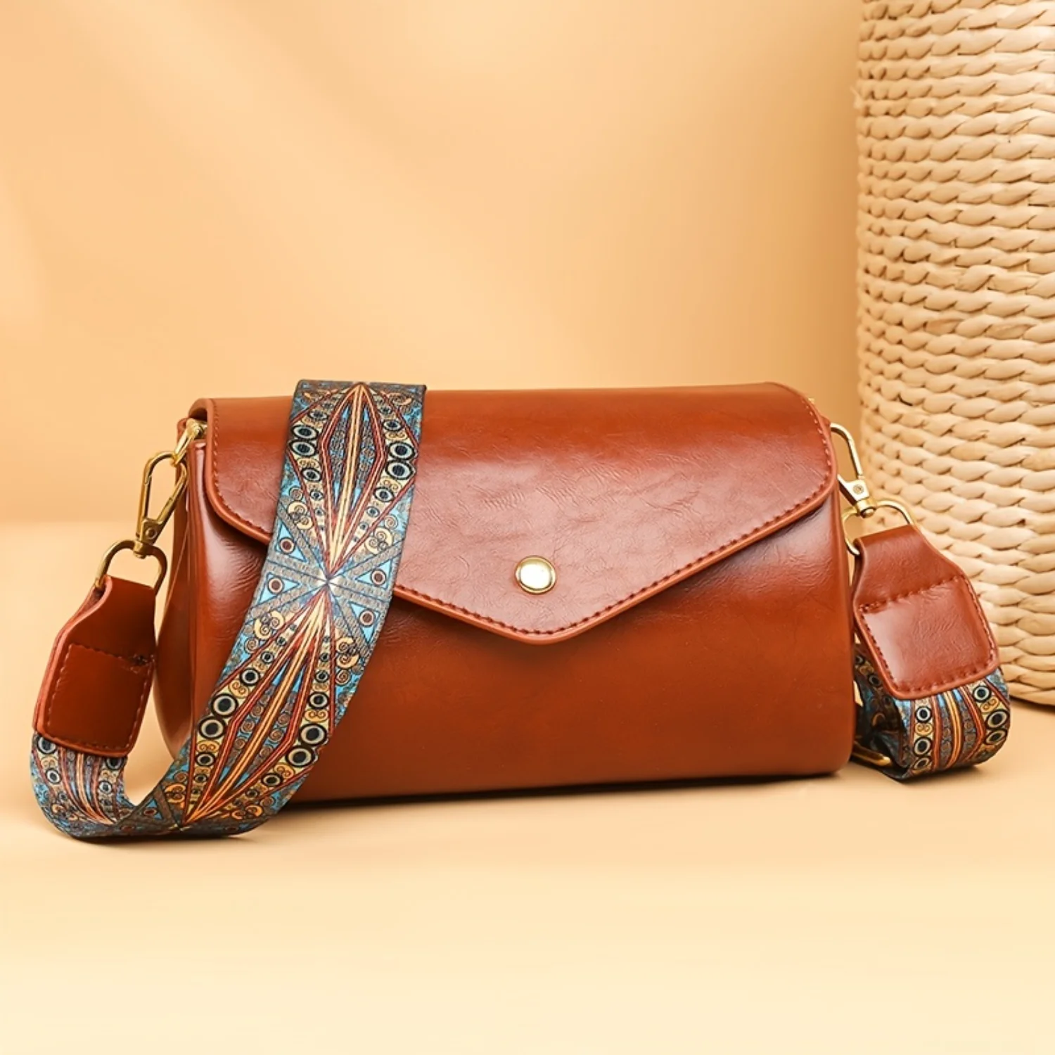 Style Shoulder Bag, Simple Flap Purse With Removable Strap, Women's Crossbody Bag
Style Shoulder Bag, Simple Flap Purse With Removable Strap, Women's Crossbody Bag