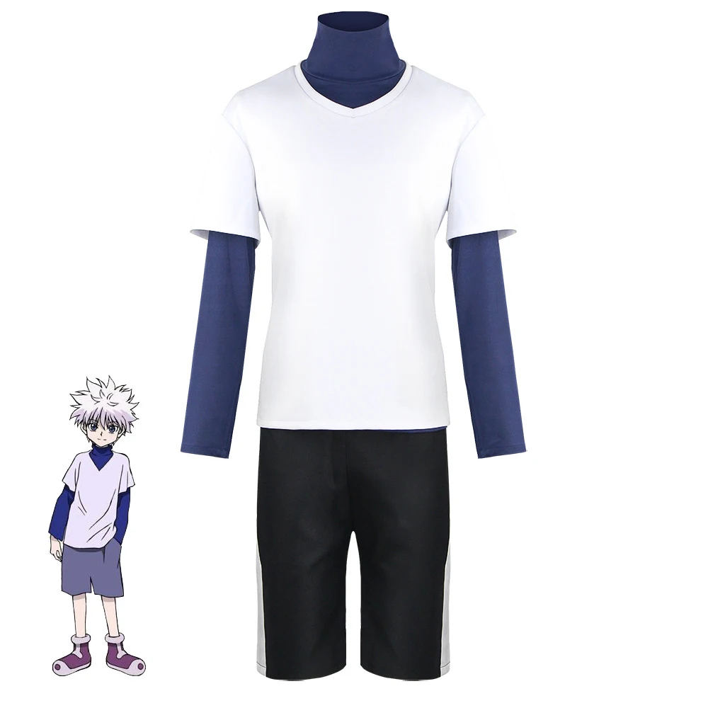Killua Zoldyck Косплей Костюм Охотник × X H품 Кираа Zaoldyeck Футболка Полный комплект Парик Хэллоуин Рождество Новый
Killua Zoldyck Косплей Костюм Охотник × X H품 Кираа Zaoldyeck Футболка Полный комплект Парик Хэллоуин Рождество Новый