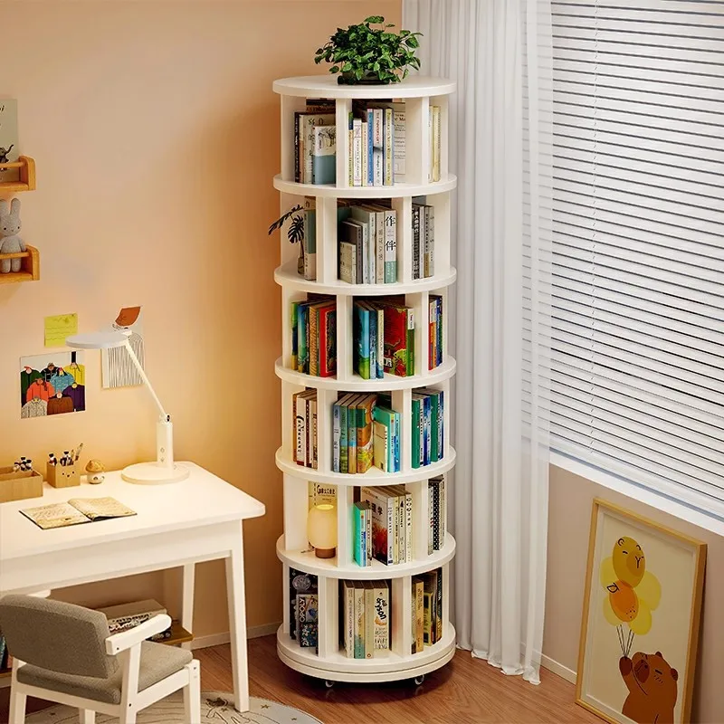 Solid wood rotating bookshelf 360-degree floor shelf, movable narrow cabinet next to the desk, corner storage bookcase against
Solid wood rotating bookshelf 360-degree floor shelf, movable narrow cabinet next to the desk, corner storage bookcase against
