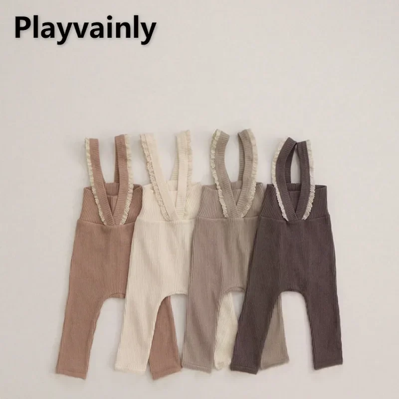 Korean Style Spring Autumn Baby Girls Pit Stripe Overalls Lace Bow High Waist Belly Protection Bib Pants Baby Straps Pants A5113
Korean Style Spring Autumn Baby Girls Pit Stripe Overalls Lace Bow High Waist Belly Protection Bib Pants Baby Straps Pants A5113