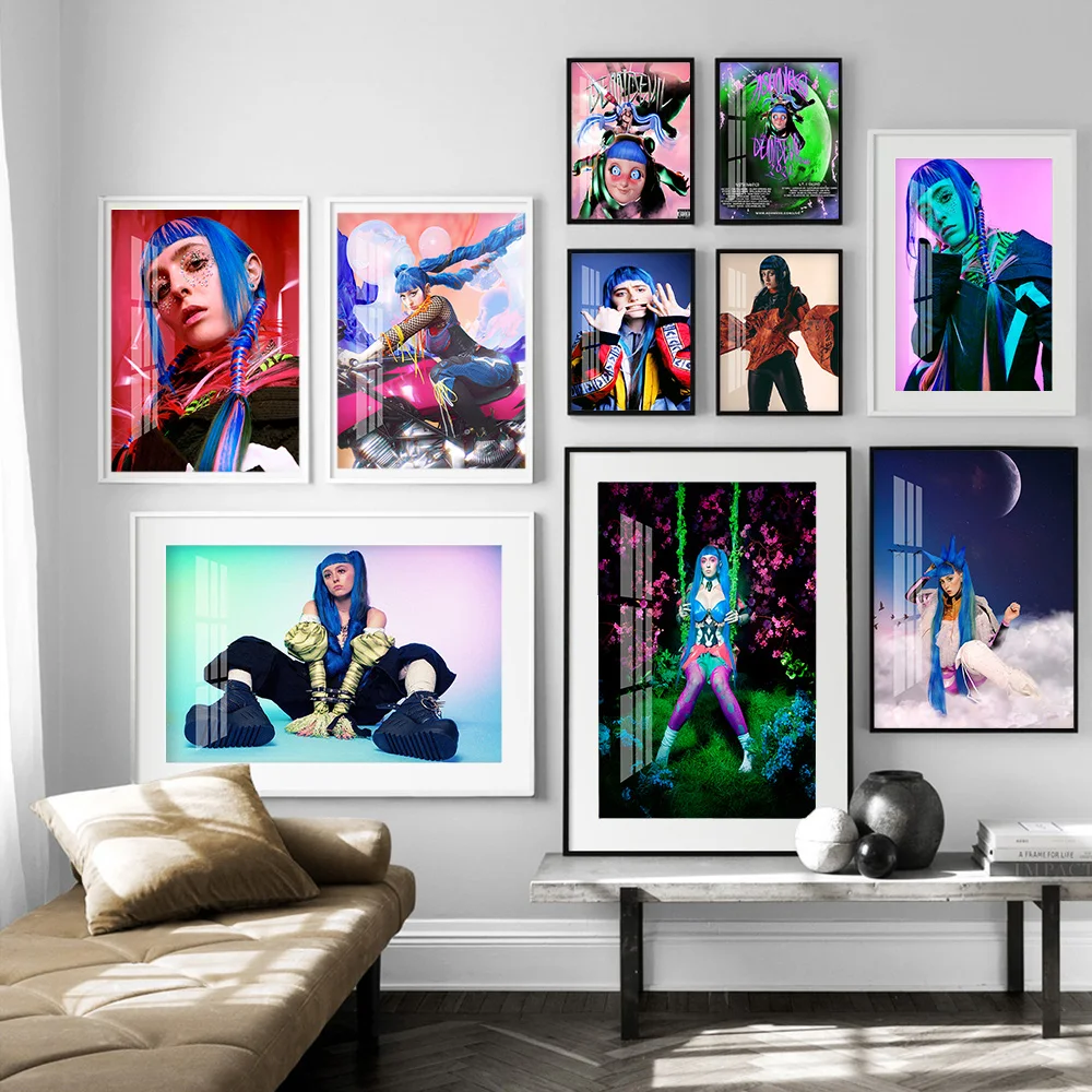 Ashnikko Rapper Music Star Posters And Prints Rap Singer Canvas Painting Wall Art Pictures Decorative Home Decor
Ashnikko Rapper Music Star Posters And Prints Rap Singer Canvas Painting Wall Art Pictures Decorative Home Decor