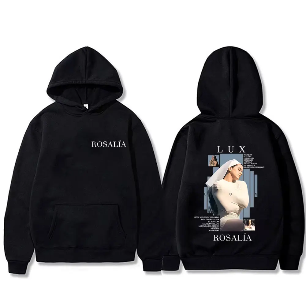 Rosalia Lux Album Graphic Hoodie Men Women Hip Hop Fashion Pop Music Sweatshirt Male Vintage Casual Oversized Hoodies Streetwear
Rosalia Lux Album Graphic Hoodie Men Women Hip Hop Fashion Pop Music Sweatshirt Male Vintage Casual Oversized Hoodies Streetwear