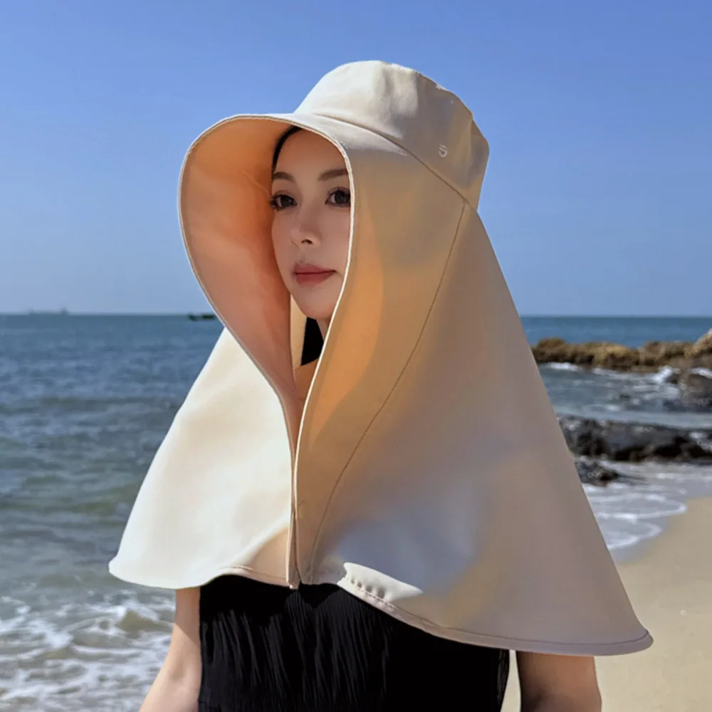 Wide-Brimmed Shawl Fisherman Hat Sunscreen Full Face Sun Protection Sunshade Sun Hat Adjustable Lightweight Neck Protection Cap
Wide-Brimmed Shawl Fisherman Hat Sunscreen Full Face Sun Protection Sunshade Sun Hat Adjustable Lightweight Neck Protection Cap