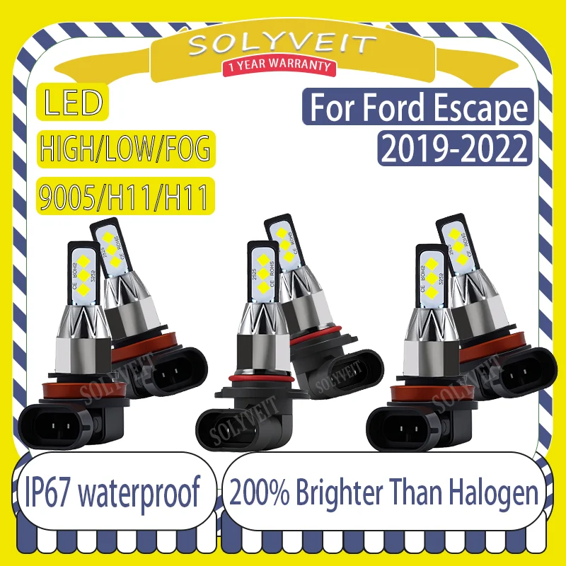 Long-Lasting 50000 Hours Lifespan Reliable for Years 9005 H11 H11 LED Headlight foglight For Ford Escape 2019 2020 2021 2022
Long-Lasting 50000 Hours Lifespan Reliable for Years 9005 H11 H11 LED Headlight foglight For Ford Escape 2019 2020 2021 2022