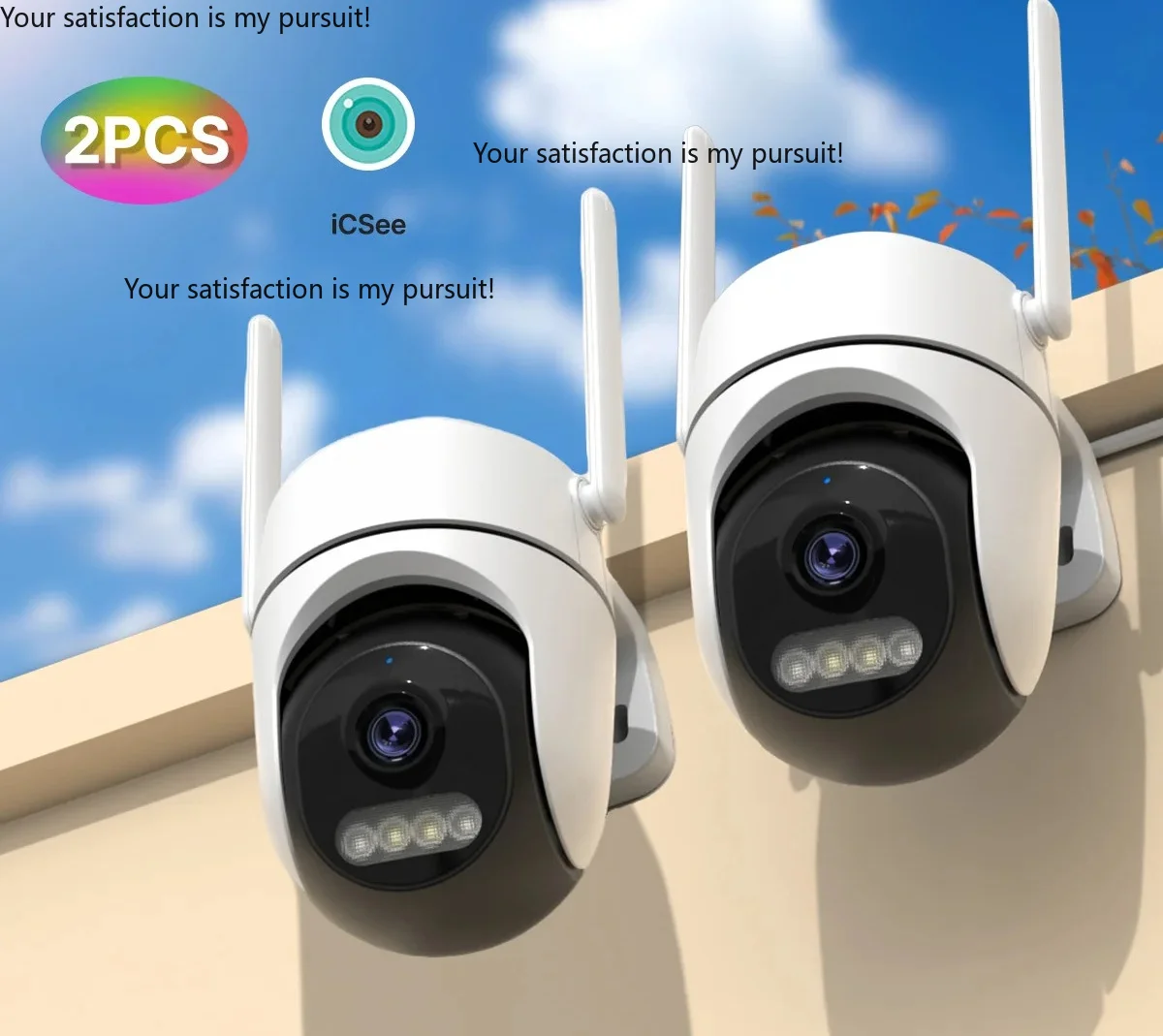 2pcs PTZ WiFi Camera Outdoor IP Camera Video Surveillance Smart Home Security Protection Motion Detection Alarm iCsee
2pcs PTZ WiFi Camera Outdoor IP Camera Video Surveillance Smart Home Security Protection Motion Detection Alarm iCsee