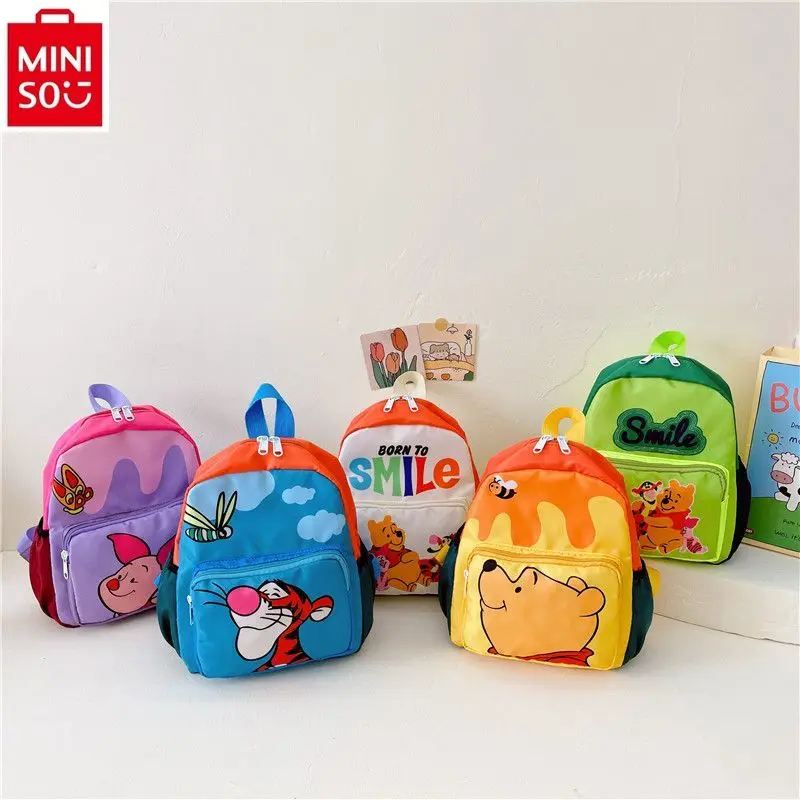 MINISO Disney Cartoon Cute Winnie the Pooh Durable Lightweight Large Capacity Kindergarten Storage Children's Backpack
MINISO Disney Cartoon Cute Winnie the Pooh Durable Lightweight Large Capacity Kindergarten Storage Children's Backpack
