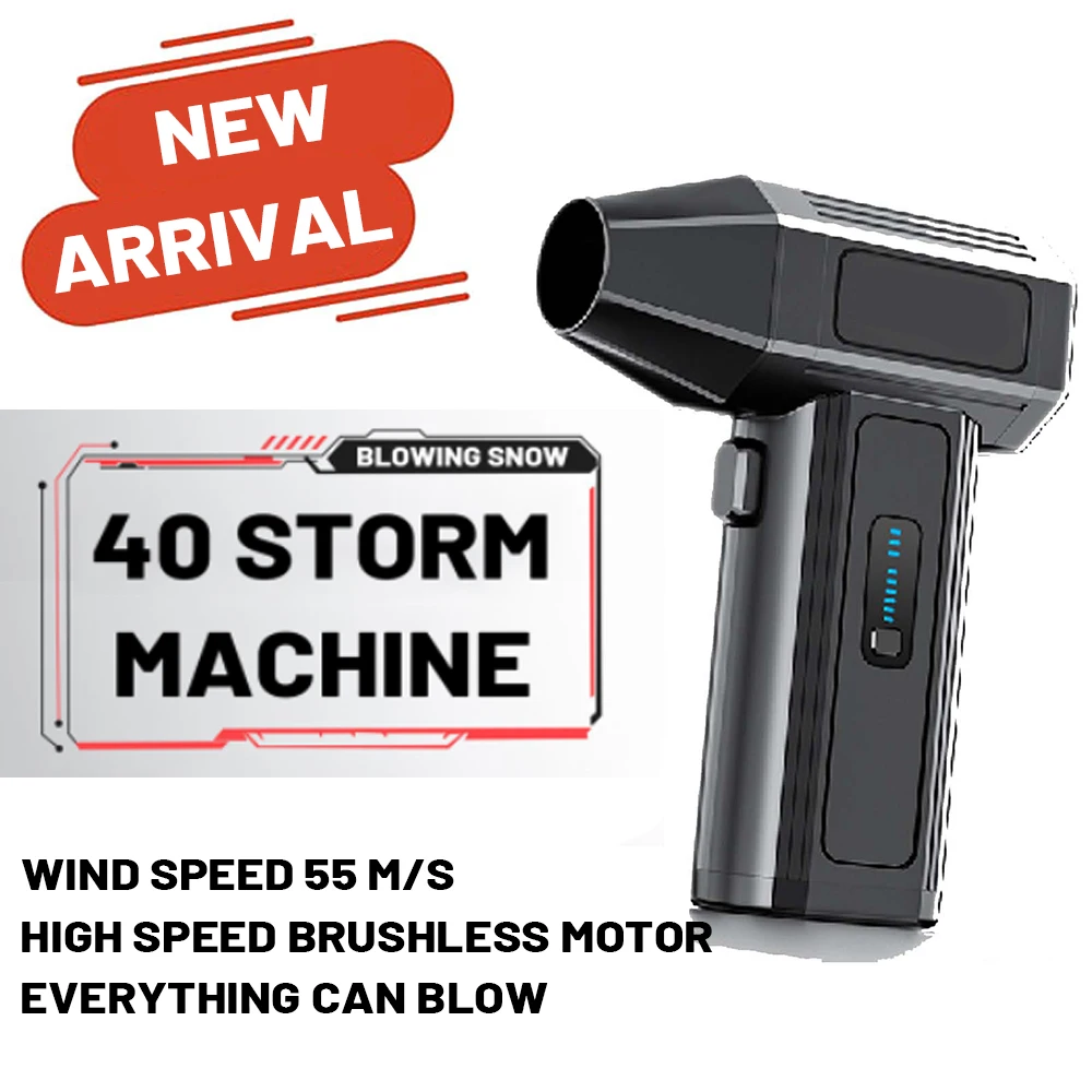 Turbo Jet Fan Powerful 160000RPM Air Blower Vacuum Dust Cleaner TypeC Strong Wind 52m/s Brushless Turbo Jet Blower Cleaning Tool
Turbo Jet Fan Powerful 160000RPM Air Blower Vacuum Dust Cleaner TypeC Strong Wind 52m/s Brushless Turbo Jet Blower Cleaning Tool