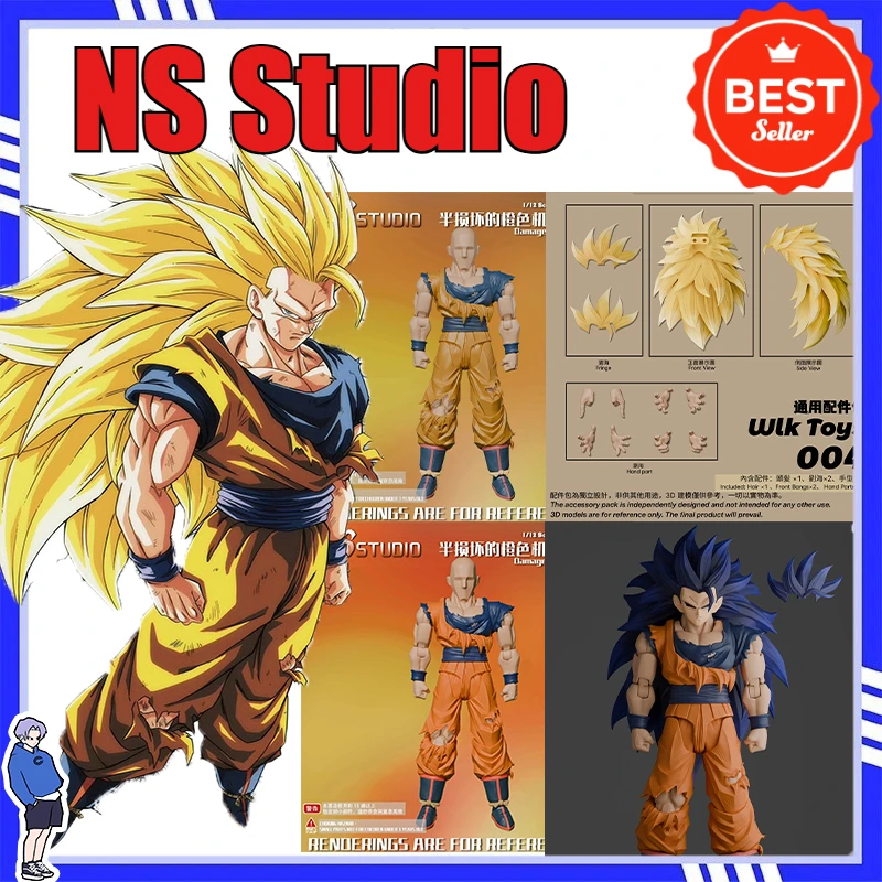 NS Studio Wlk Toys NS005+Wlk004+Nox003 Dragon Ball Damaged Goku Accessory Pack Articulated Action Figure Model Toy
NS Studio Wlk Toys NS005+Wlk004+Nox003 Dragon Ball Damaged Goku Accessory Pack Articulated Action Figure Model Toy