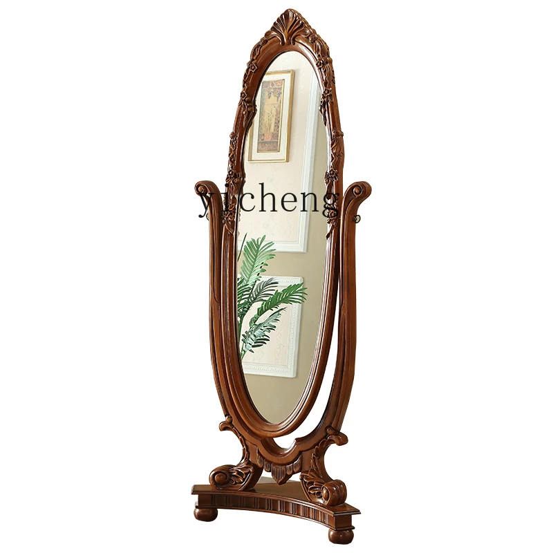 XL Solid Wood Full-Body Floor Mirror Female European-Style Home Bedroom Living Room Full-Length Mirror Luxury Mirror
XL Solid Wood Full-Body Floor Mirror Female European-Style Home Bedroom Living Room Full-Length Mirror Luxury Mirror