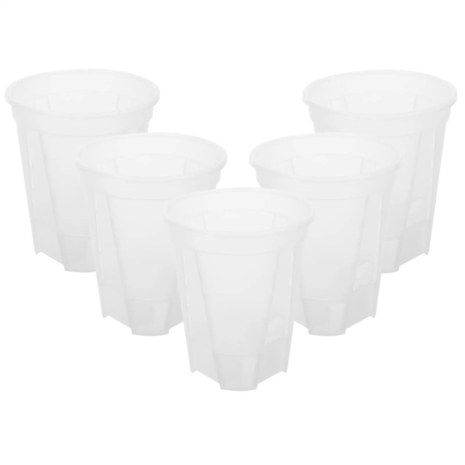 5pcs Self Watering Flower Pot White Transparent Base 12x8 3cm Diameter 14cm Height Modern Indoor Planters Easy Display Space
5pcs Self Watering Flower Pot White Transparent Base 12x8 3cm Diameter 14cm Height Modern Indoor Planters Easy Display Space
