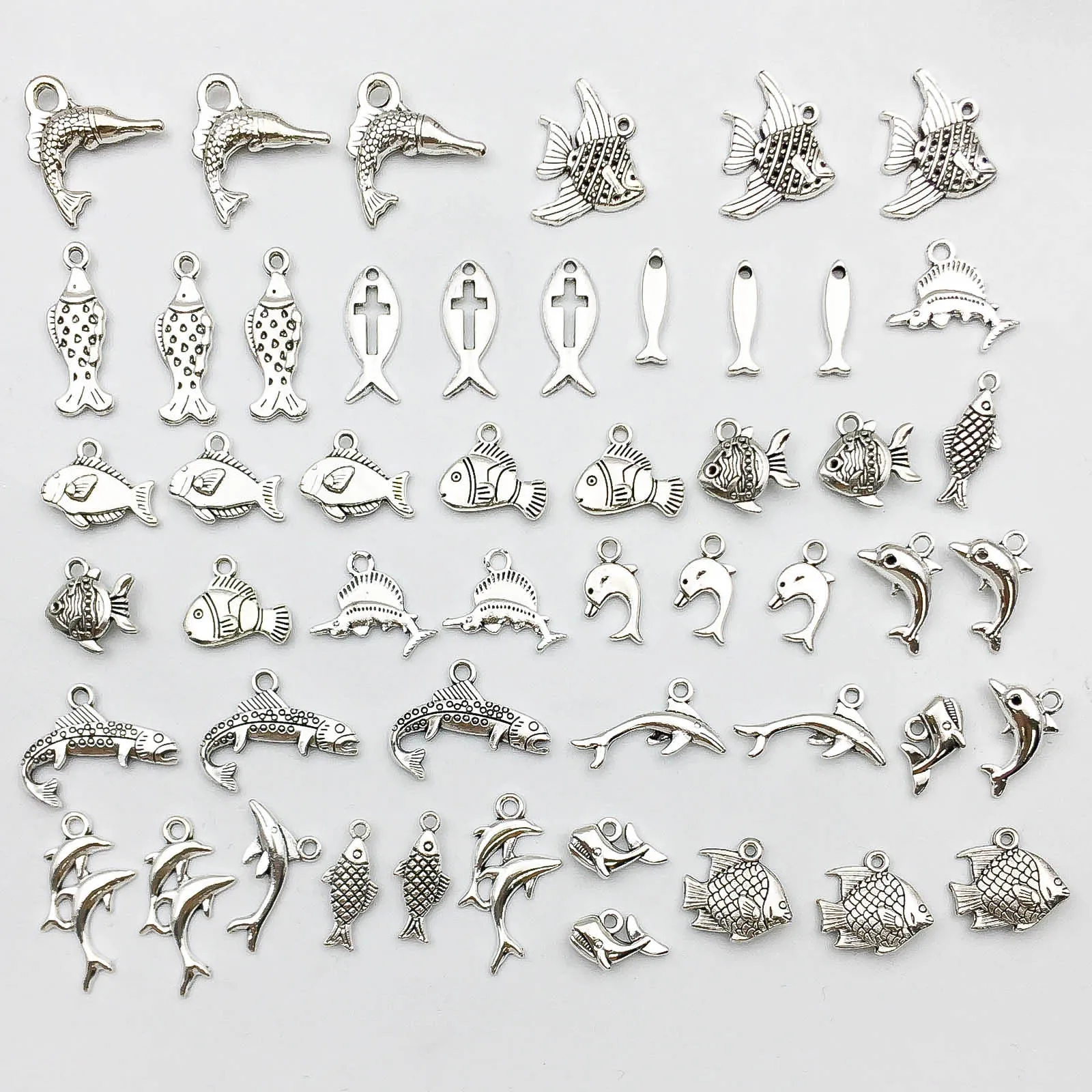 51pcs/set of antique silver fish pendants, DIY back to school necklaces, bracelets, earrings, jewelry, Halloween and Thanksgivin
51pcs/set of antique silver fish pendants, DIY back to school necklaces, bracelets, earrings, jewelry, Halloween and Thanksgivin