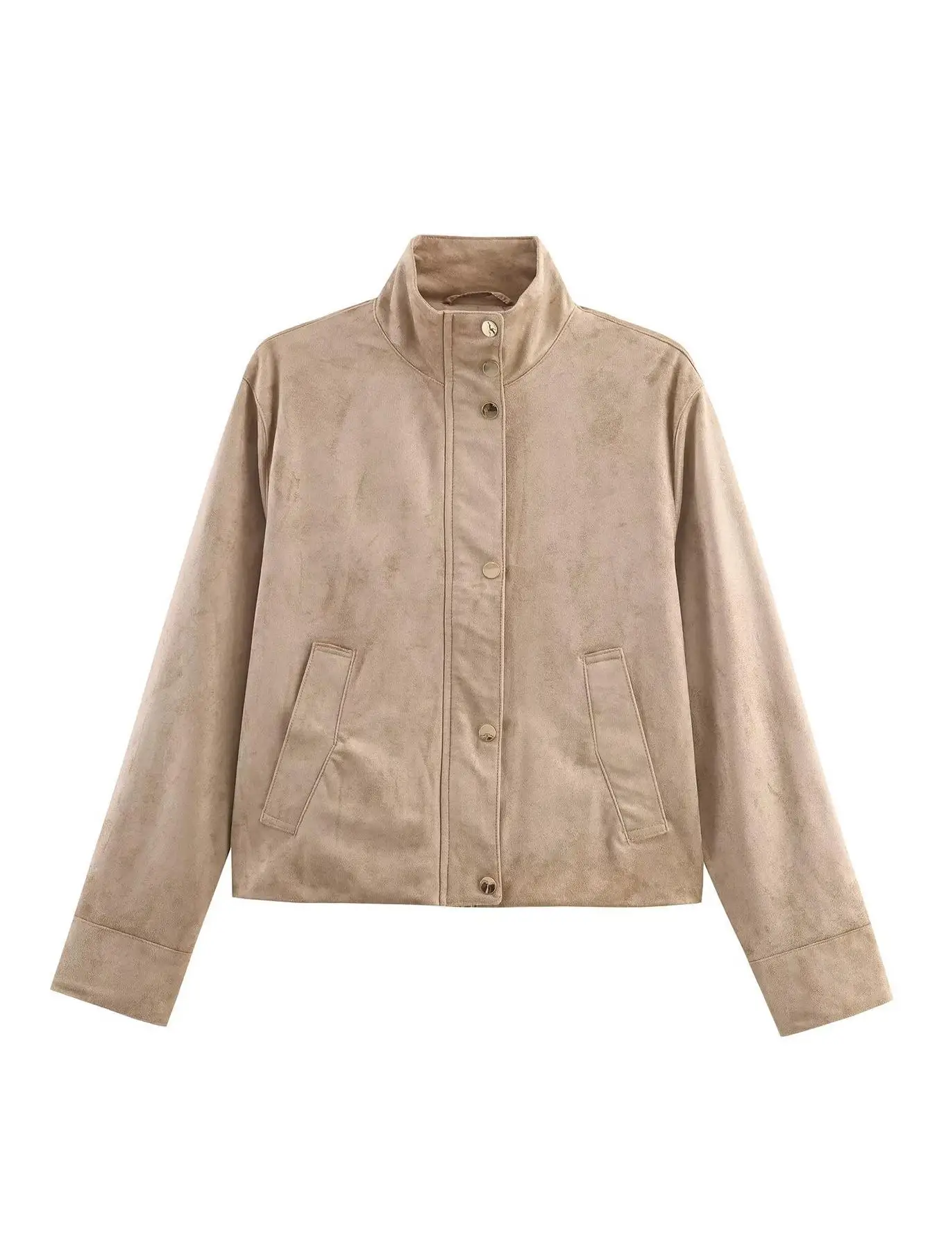 2025 Women Autumn Jacket Fashion Suede Short Coat Female High Street Long Sleeve Jackets For Women Casual New Outerwears
2025 Women Autumn Jacket Fashion Suede Short Coat Female High Street Long Sleeve Jackets For Women Casual New Outerwears