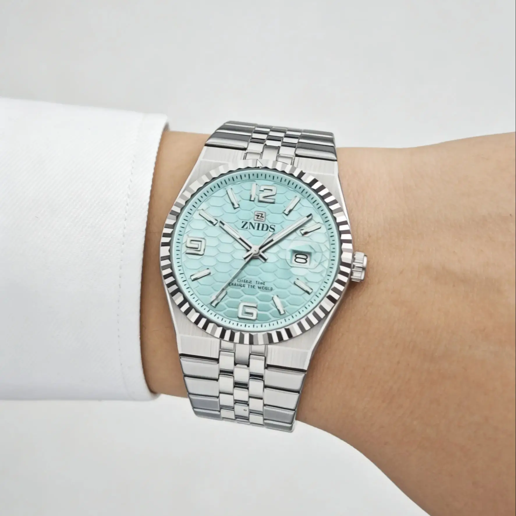 High-End Luxury Business Men's Watch, Stainless Steel Textured Dial, Casual Quartz Watch, Luminous Waterproof Outdoor Sports Watch
High-End Luxury Business Men's Watch, Stainless Steel Textured Dial, Casual Quartz Watch, Luminous Waterproof Outdoor Sports Watch