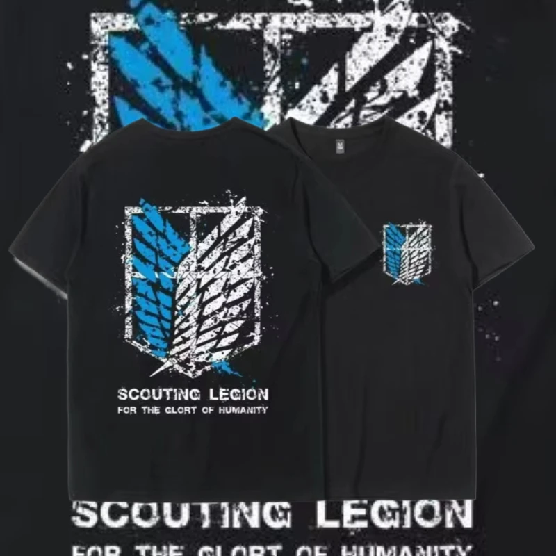 Новинка 2025 года, футболка «Атака Титанов», мужская и женская футболка Scouting Legion с коротким рукавом, 100% хлопок, футболка с рисунком Shingeki No Kyojin
Новинка 2025 года, футболка «Атака Титанов», мужская и женская футболка Scouting Legion с коротким рукавом, 100% хлопок, футболка с рисунком Shingeki No Kyojin