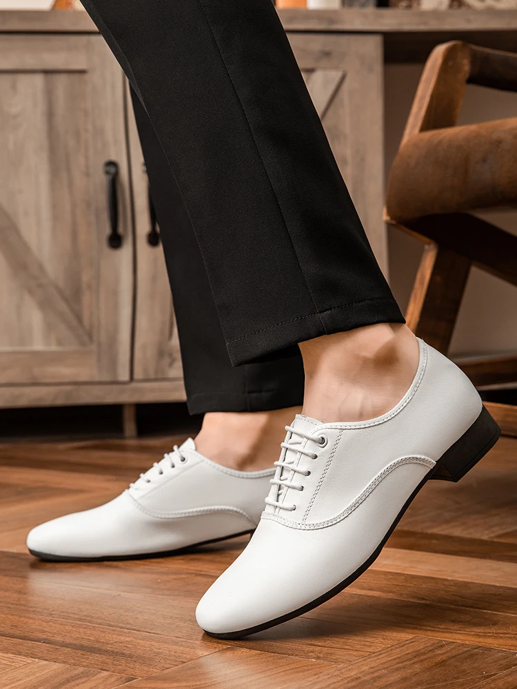 Men's Dance Shoes with High Heels, Genuine Leather National Standard Ballroom Dance Shoes, Sports Dance Shoes, Men's Double Dance Latin Dance Shoes, Modern Dance
Men's Dance Shoes with High Heels, Genuine Leather National Standard Ballroom Dance Shoes, Sports Dance Shoes, Men's Double Dance Latin Dance Shoes, Modern Dance