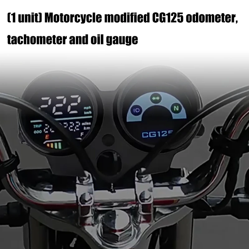 0XXD Universal Motorcycle Multifunction Gauge Digital Speedometer Odometer Shockproof Lens Easy Installation For Most Models
0XXD Universal Motorcycle Multifunction Gauge Digital Speedometer Odometer Shockproof Lens Easy Installation For Most Models
