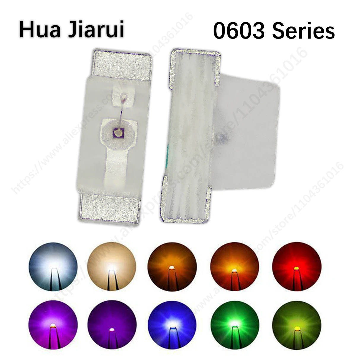 High Brightness 0603 Side-Emitting LED 10 Colors: Red, Blue, Yellow, Green, White, Orange, Pink, Purple, Ice Blue, Golden | 1606
High Brightness 0603 Side-Emitting LED 10 Colors: Red, Blue, Yellow, Green, White, Orange, Pink, Purple, Ice Blue, Golden | 1606