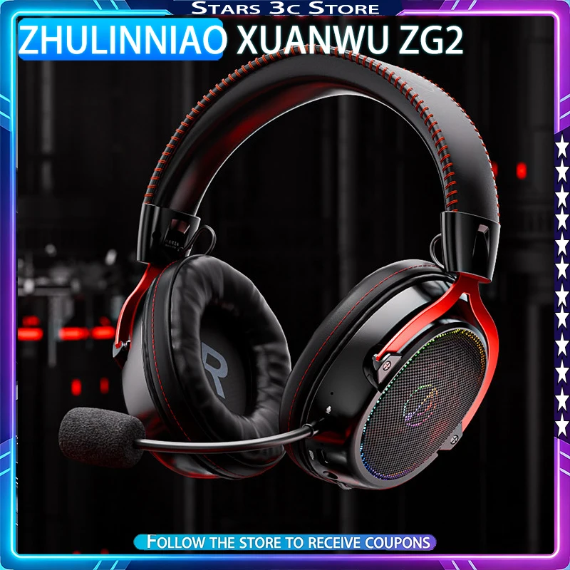 Беспроводные игровые наушники Zhulinniao Xuanwu ZG2 2.4G с четырьмя режимами, эффектом объемного звука 7.1, RGB-подсветкой, длительным временем автономной работы и низкой задержкой
Беспроводные игровые наушники Zhulinniao Xuanwu ZG2 2.4G с четырьмя режимами, эффектом объемного звука 7.1, RGB-подсветкой, длительным временем автономной работы и низкой задержкой