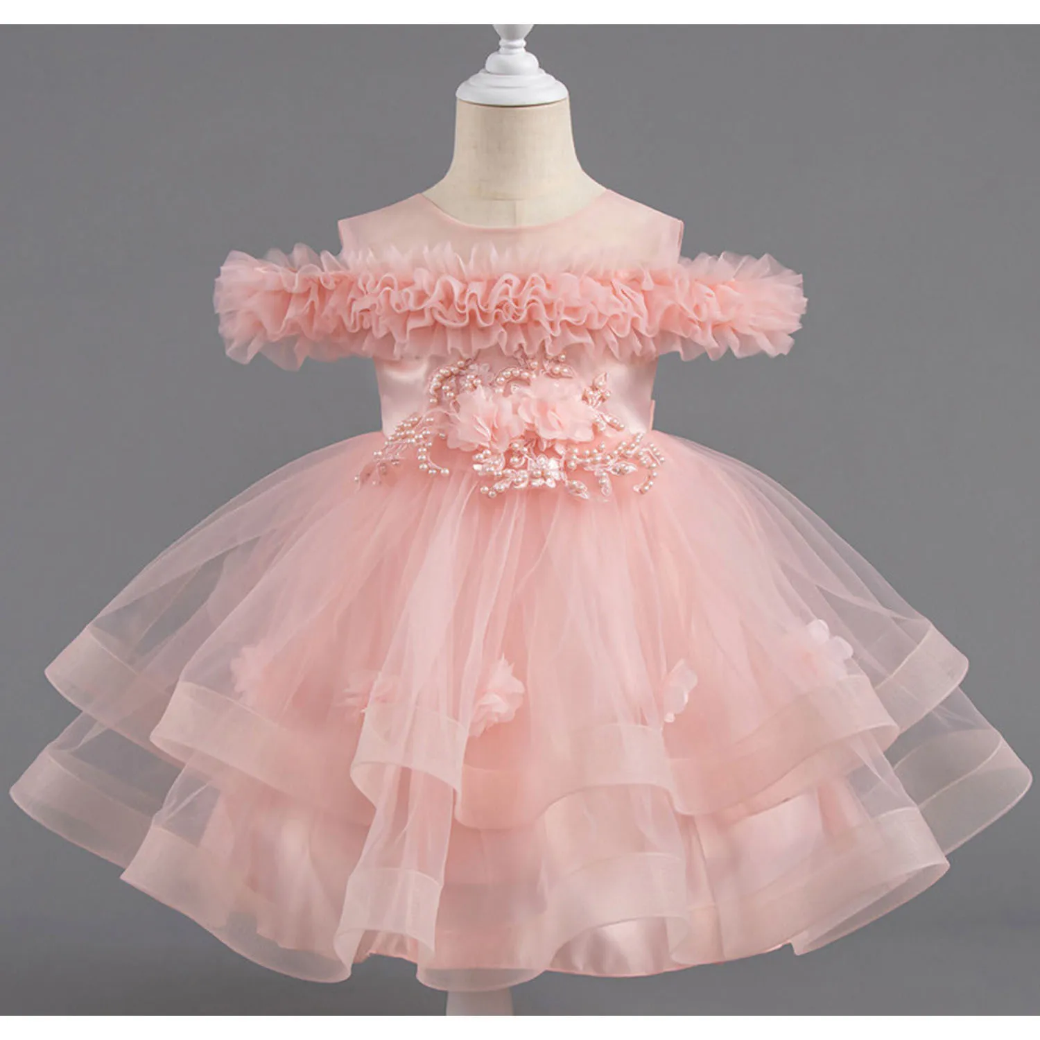 Baby Girls Off Shoulder Ruffled Flower Girl 1st Birthday Party Graduation Ceremony Pageant Holiday Dress
Baby Girls Off Shoulder Ruffled Flower Girl 1st Birthday Party Graduation Ceremony Pageant Holiday Dress