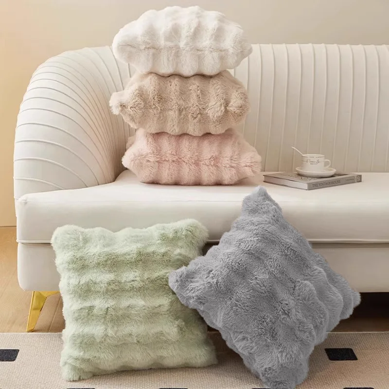 Fur Plush Pillow Case for Sofa Cushion Cover Solid Color Super Soft Throw Pillowcase Home Decoration Luxury Bedding Pillow Cover
Fur Plush Pillow Case for Sofa Cushion Cover Solid Color Super Soft Throw Pillowcase Home Decoration Luxury Bedding Pillow Cover