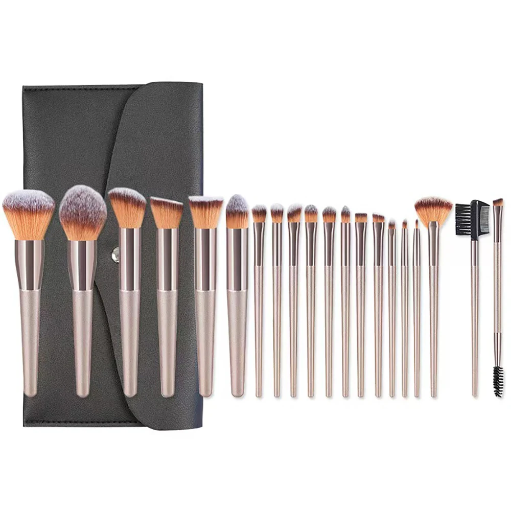 Hot Champagne Makeup Brushes Set for Women Cosmetic Foundation Powder Blush Eyeshadow Kabuki Blending Make Up Brush Beauty Tools
Hot Champagne Makeup Brushes Set for Women Cosmetic Foundation Powder Blush Eyeshadow Kabuki Blending Make Up Brush Beauty Tools