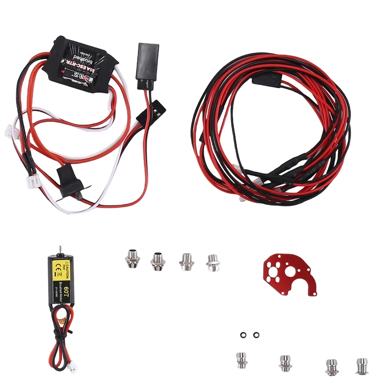 050 60T матовый двигатель и 30A ESC и 2 белых 2 красных светодиодный светильник для Axial SCX24 1/18 1/24 1/28 1/32 Радиоуправляемая машинка
050 60T матовый двигатель и 30A ESC и 2 белых 2 красных светодиодный светильник для Axial SCX24 1/18 1/24 1/28 1/32 Радиоуправляемая машинка