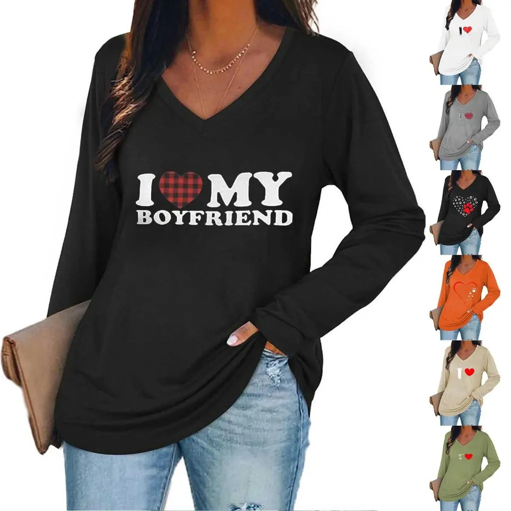 Женский красный повседневный топ с v-образным вырезом и длинными рукавами в европейском и американском стиле от Wsih
Женский красный повседневный топ с v-образным вырезом и длинными рукавами в европейском и американском стиле от Wsih