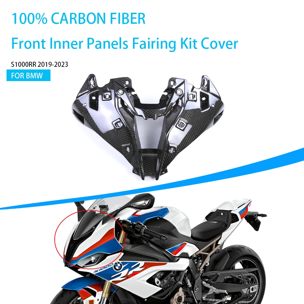 Для BMW S1000RR 2019-2023 аксессуары для мотоциклов, модификации, 100% чистое углеродное волокно, передние внутренние панели, комплект обтекателя, крышка
Для BMW S1000RR 2019-2023 аксессуары для мотоциклов, модификации, 100% чистое углеродное волокно, передние внутренние панели, комплект обтекателя, крышка