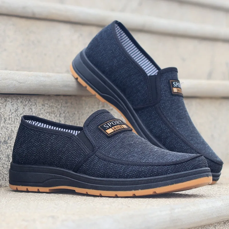 Old Beijing Cloth Shoes Men's Casual Shoes Fashionable Canvas Flat Breathable Middle-aged and Elderly Men's Walking Shoes
Old Beijing Cloth Shoes Men's Casual Shoes Fashionable Canvas Flat Breathable Middle-aged and Elderly Men's Walking Shoes