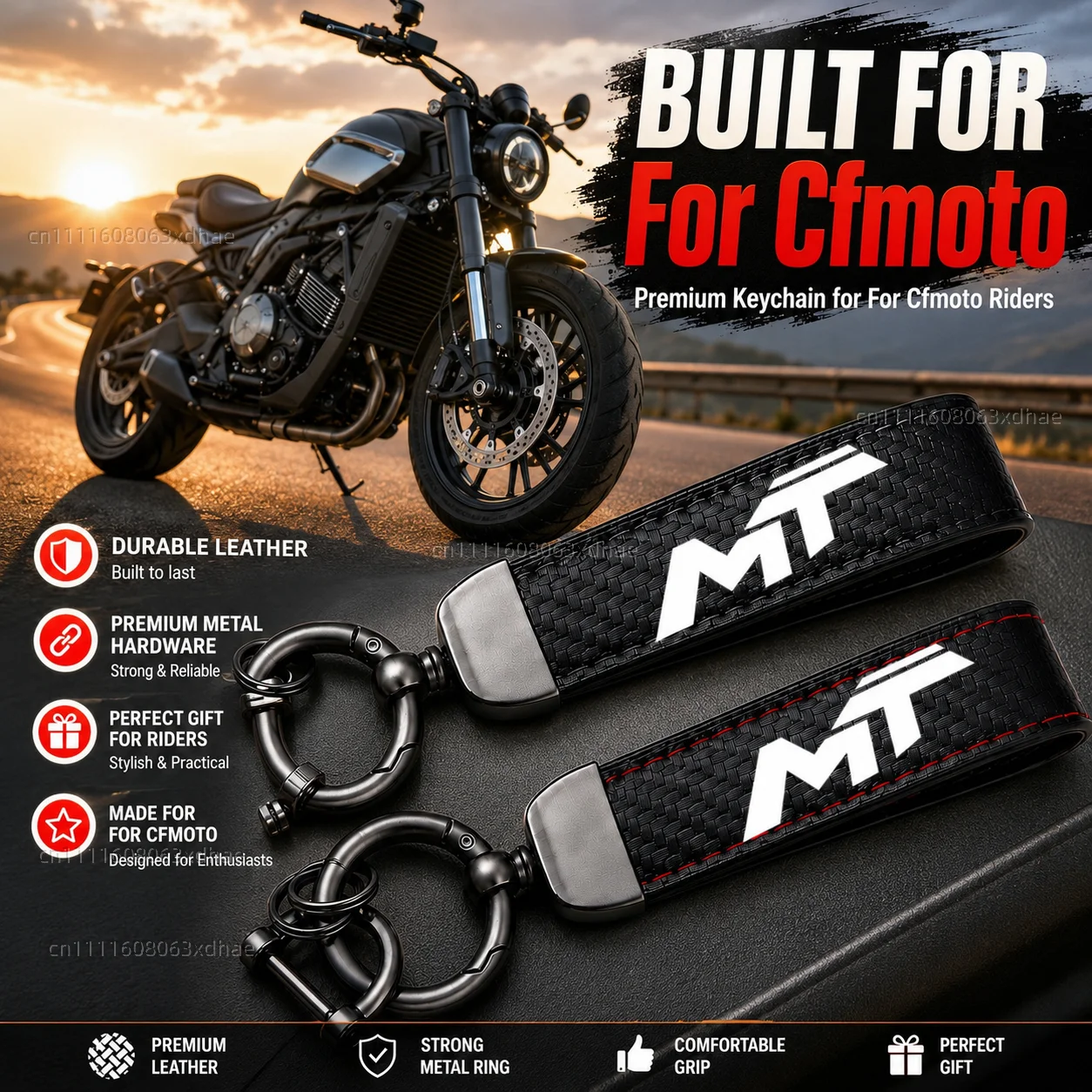 High-Grade Leather Motorcycle Keychain Holder Keyring Accessories For Cfmoto Cf moto 450Mt 650Mt 700Mt 800Mt 450 700 800 Mt
High-Grade Leather Motorcycle Keychain Holder Keyring Accessories For Cfmoto Cf moto 450Mt 650Mt 700Mt 800Mt 450 700 800 Mt