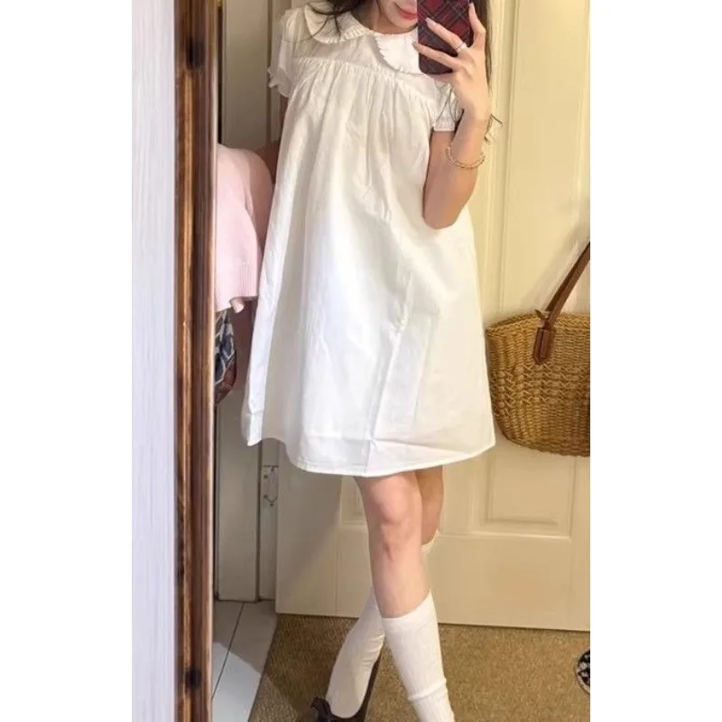 Sweet Dress 2026 Spring/Summer Lapel Women's College Short Dress
Sweet Dress 2026 Spring/Summer Lapel Women's College Short Dress
