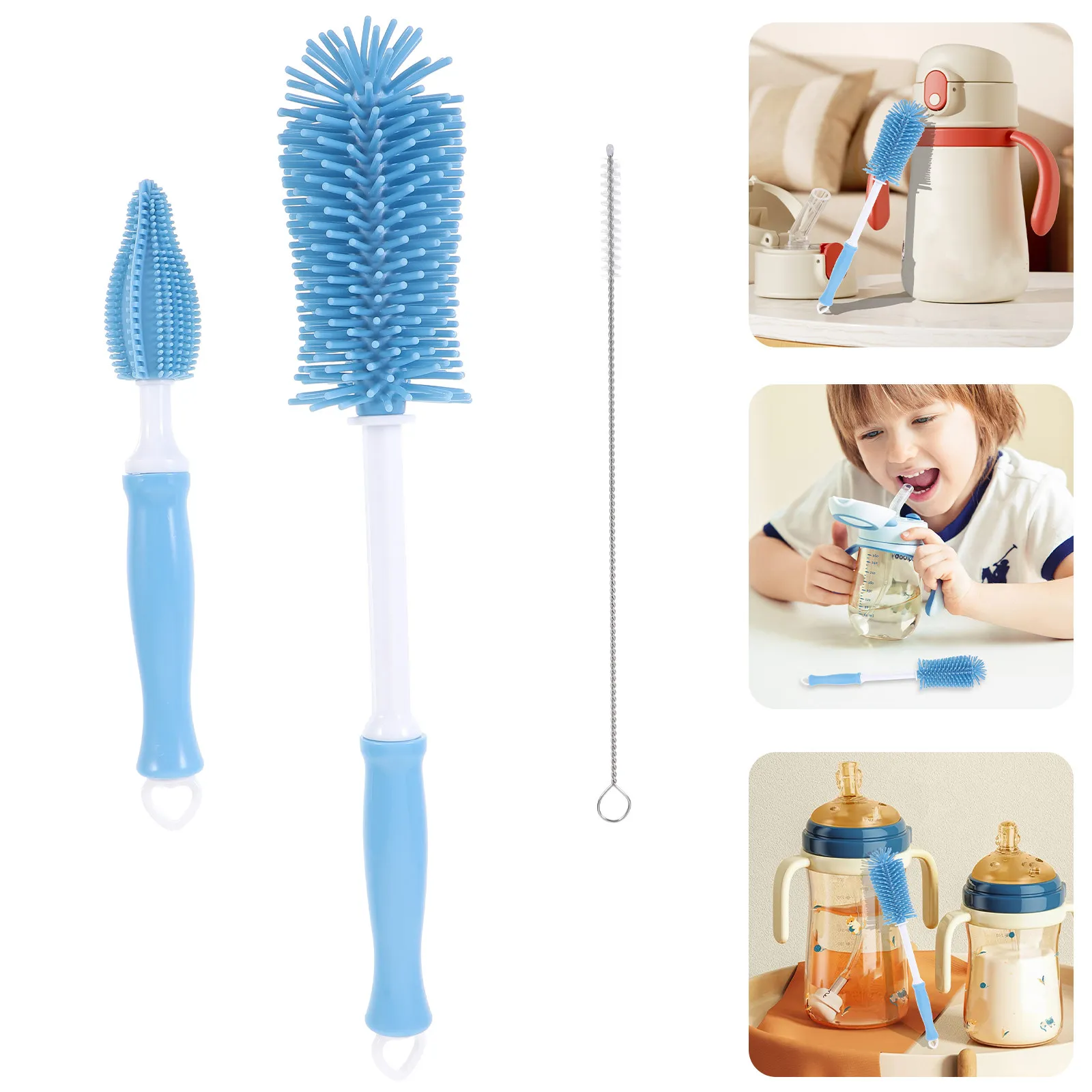 1Pcs 360 Degrees Rotating Silicone Feeding-Bottle Cleaning Tool Durable Lightweight Easy Grip Handle Suction Cup
1Pcs 360 Degrees Rotating Silicone Feeding-Bottle Cleaning Tool Durable Lightweight Easy Grip Handle Suction Cup