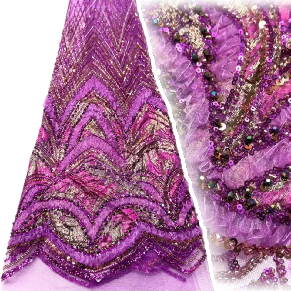 Nigerian Beaded Embroidery Lace High Quality French Net Sequins Tulle African Lace Fabric for Luxury Wedding Party Women SZ1941
Nigerian Beaded Embroidery Lace High Quality French Net Sequins Tulle African Lace Fabric for Luxury Wedding Party Women SZ1941