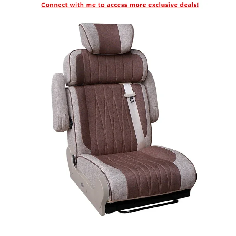 AutoLiuMa 2025 Luxury RV Seats High Quality PU Leather 180 Degree Reclining Backrest Foldable RV Seat Bed For VIP Bus Toyota Van
AutoLiuMa 2025 Luxury RV Seats High Quality PU Leather 180 Degree Reclining Backrest Foldable RV Seat Bed For VIP Bus Toyota Van